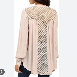 Free people button down blouse NWT